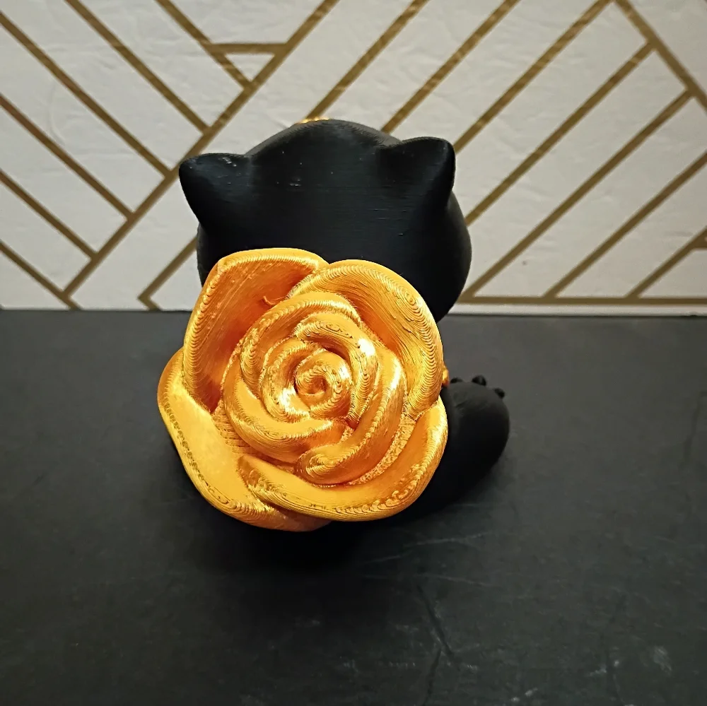 Black and Gold Figurine